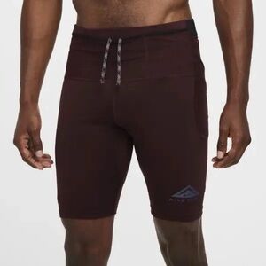 Nike Trail Lava Loop Dri-Fit 1/2 Length Running Tights Size Large Men DV9307-652